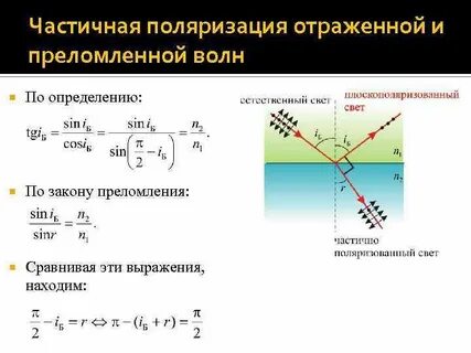 Частично поляризованным