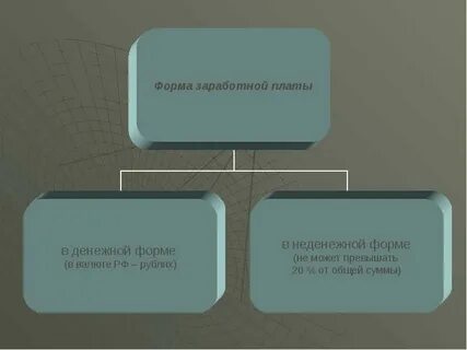 Заработная плата в неденежной форме