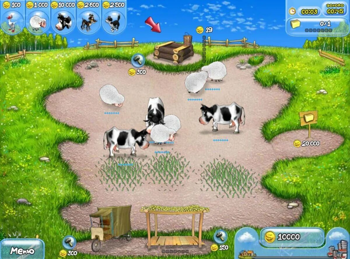 Веселые свинки на ферме. Farm Frenzy 1. Веселая ферма корова игра. Веселая ферма печем пиццу.