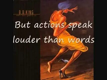 Actions speak than words перевод