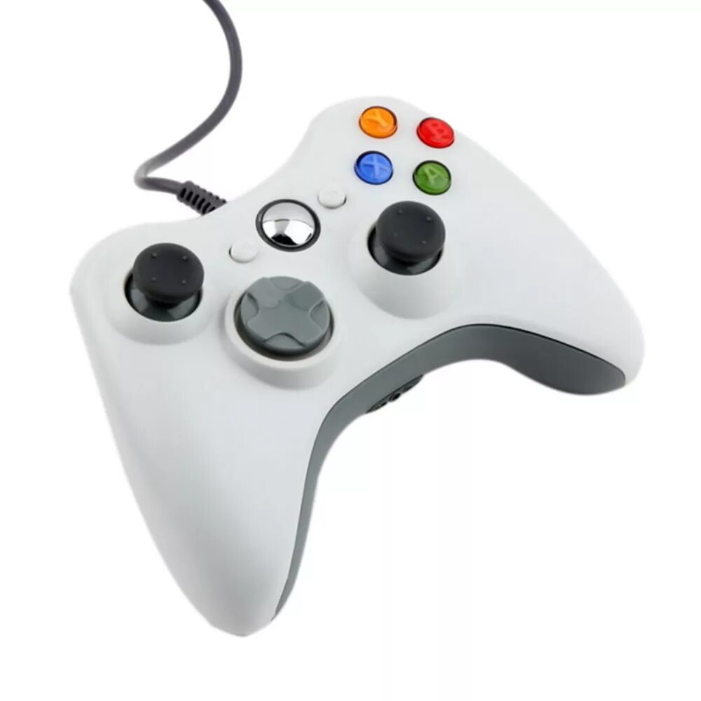 Геймпад найти. Геймпад Xbox 360 проводной белый. Геймпад Microsoft Xbox 360 Controller. Джойстик Microsoft (Xbox 360) USB. Джойстик Microsoft Xbox 360 проводной.