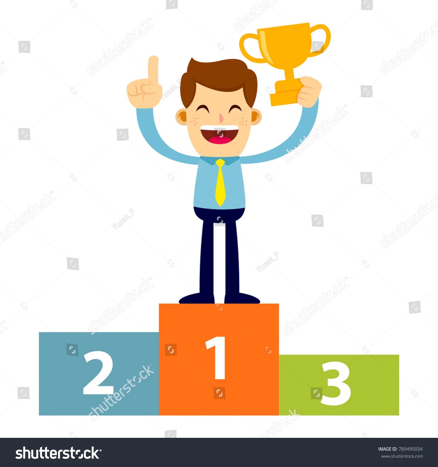 человечек на пьедестале.