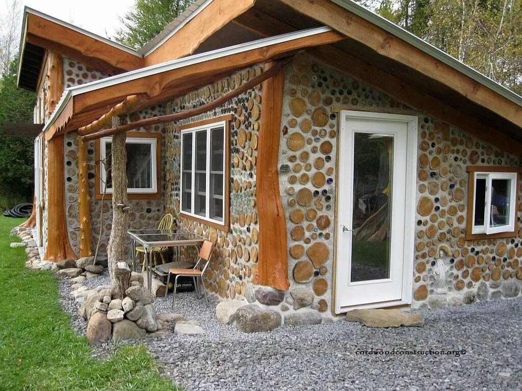 Cordwood Home Build in Ste. Onesime, Quebec