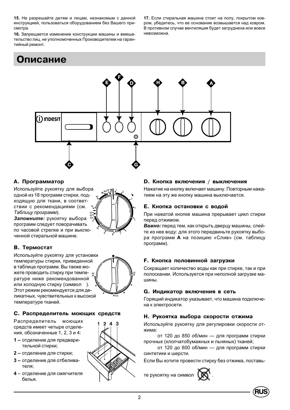 Стиральная машина Индезит 2296xw инструкция. Индезит руководство