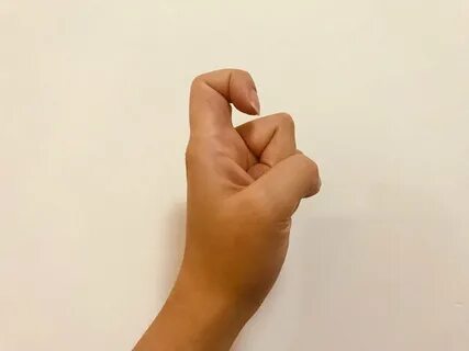 Как чтоб пальцы большими