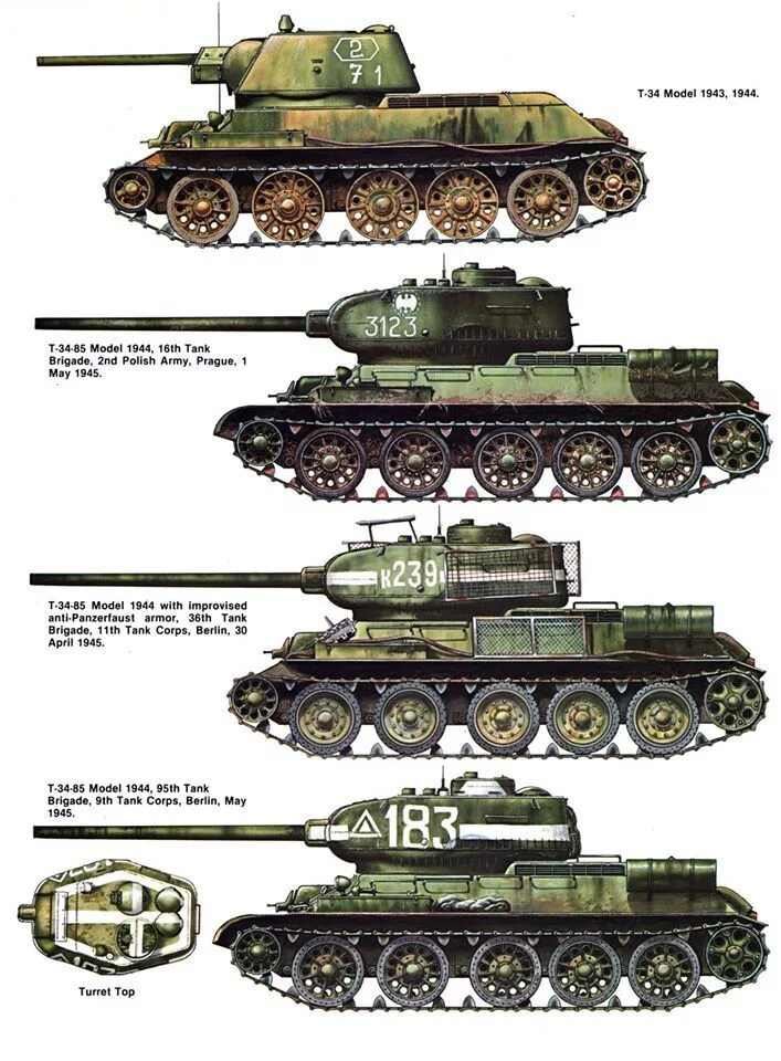 Название танков в годы войны. Т-34-85 модификации. Танки второй мировой войны СССР т34. Танк т-34/85 отличия. Т 34 85 д5т.