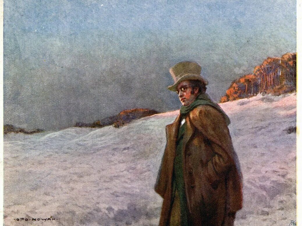 История создания зимний путь. Вокальный цикл шуберта зимний путь. Зимний путь шуберт шарманщик. История создания зимний путь. Камиль писсарро «зима в лувесьене».