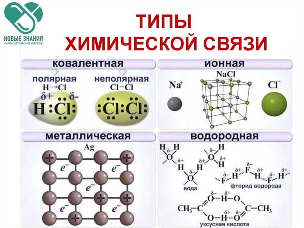 Химические связи в органических молекулах