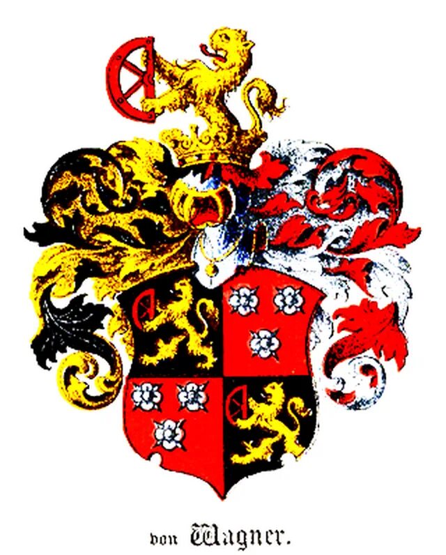 Герб вагнера. Герб вагнеров дворянский. вагнеровские эмблемы. герб семьи вагнер.