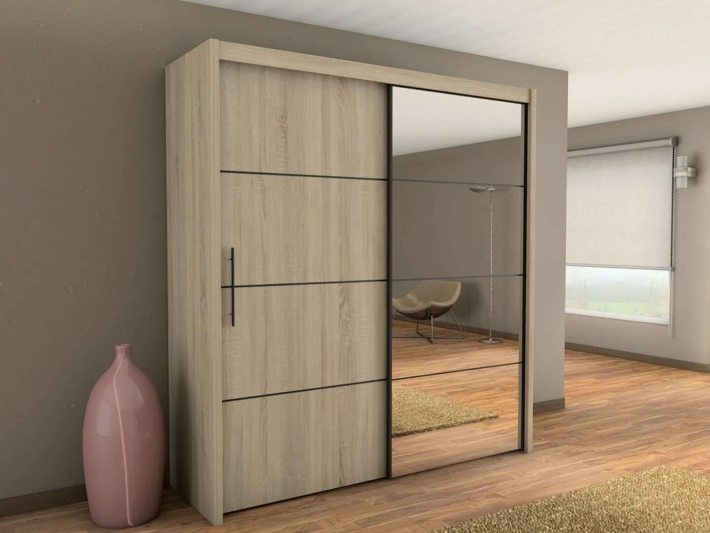 Двухстворчатая дверь шкафа. Шкаф купе Sliding-Door Wardrobe. Шкаф-купе Миррор 5-3. Шкаф купе дуб сонома 4 двери. Стильные шкафы купе.