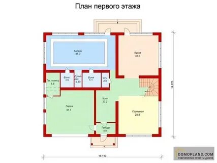Сообщение на 1 этаж