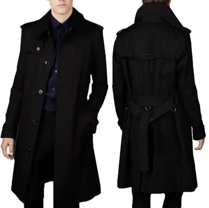 Плащ мужской авито. Мужской длинный тренч 9xl. Trench Coat men однобортный. Frank q тренч мужской. Мужской чёрный плащ Trench Coat.