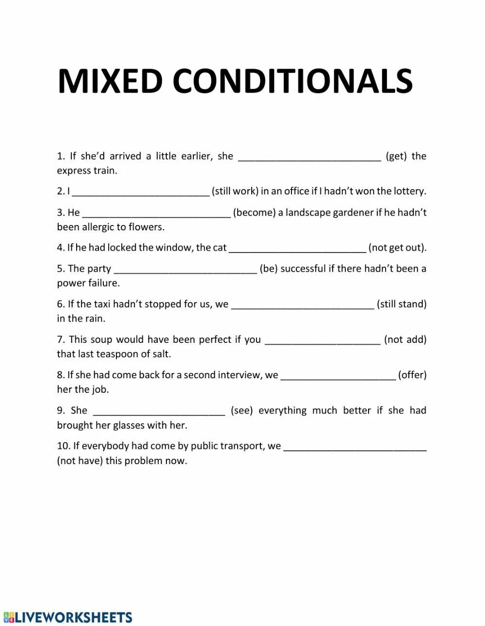 Conditionals liveworksheets. Conditionals упражнения. Mixed conditionals в английском Worksheets. Conditionals в английском упражнения. Second conditional упражнения.