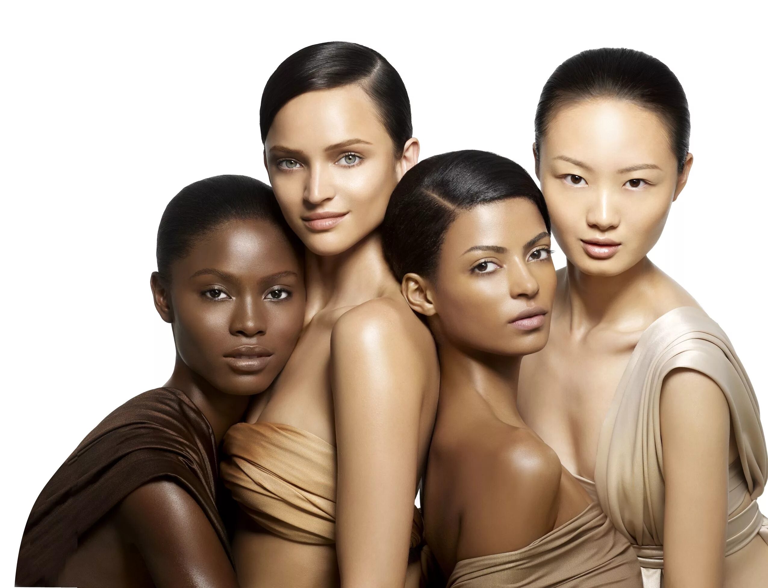 Женщины разных рас. Девушки разных цветов кожи. Девушки разных национальностей. Красивые девушки разных рас.