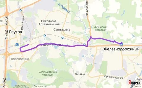 Расписание салтыковка