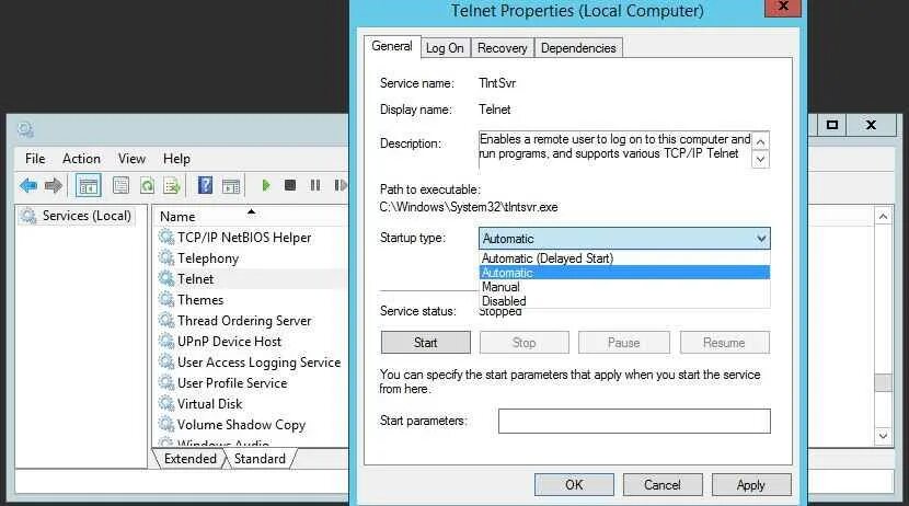 Telnet remote. Сервис telnet. включить telnet. telnet windows 10 включить. win+r telnet.