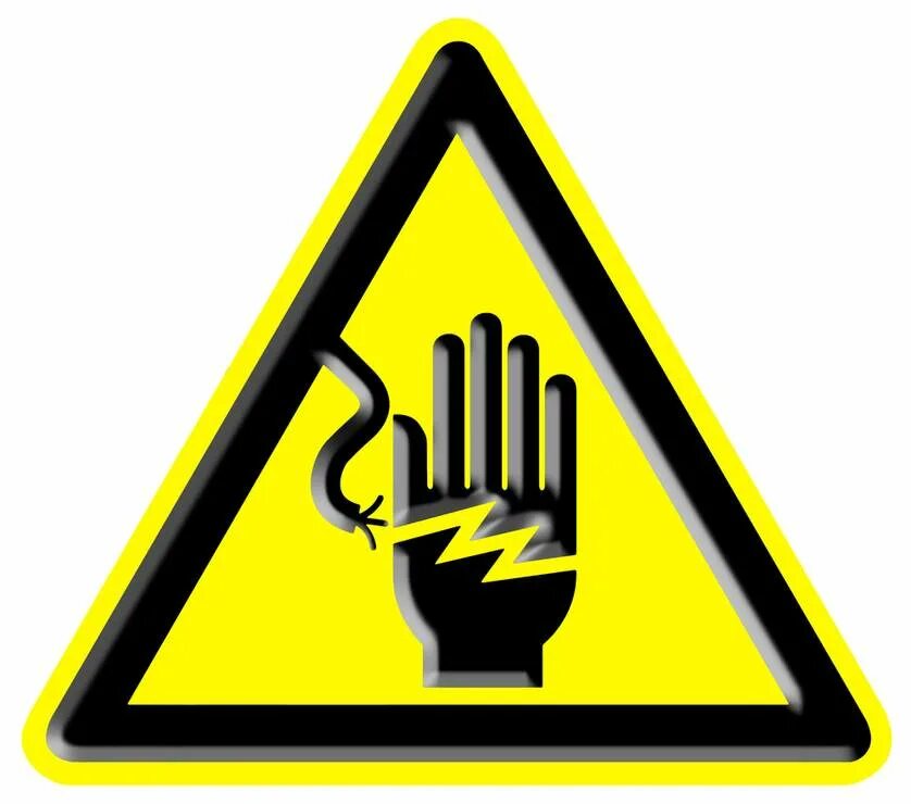 Изолированные знаки. Знак электричества. Электрические предупреждающие знаки. Знак тока. Знак опасности электричества.
