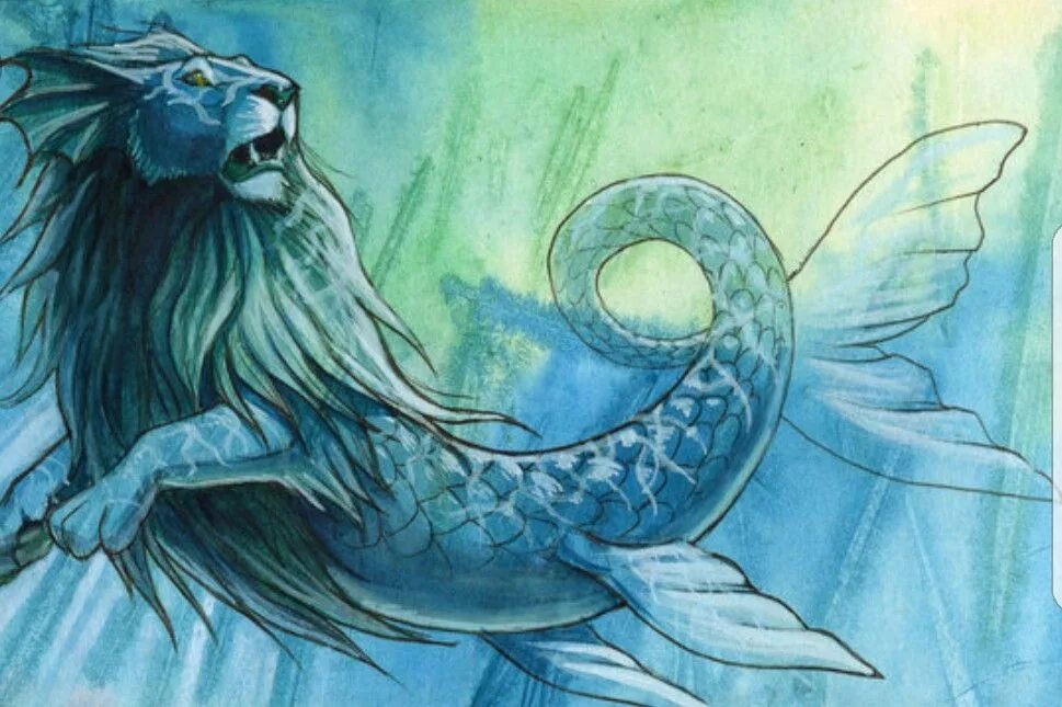 Вымышленное существо с головой льва. Морской Лев мифическое существо. Мерлайон мифическое существо. Мифические рыбы. Выдуманные Мифические существа.