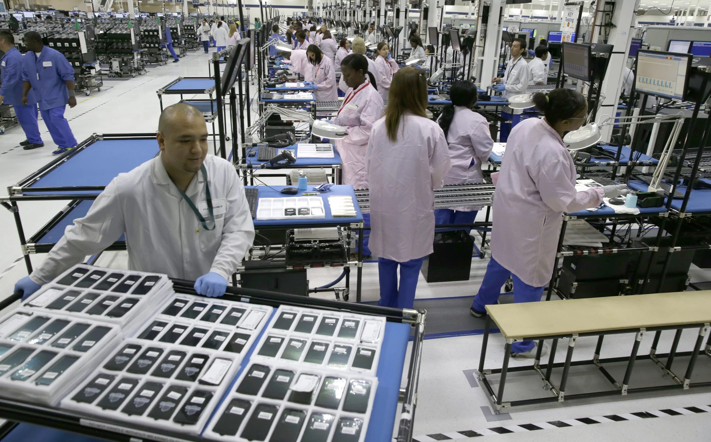 Где производят apple