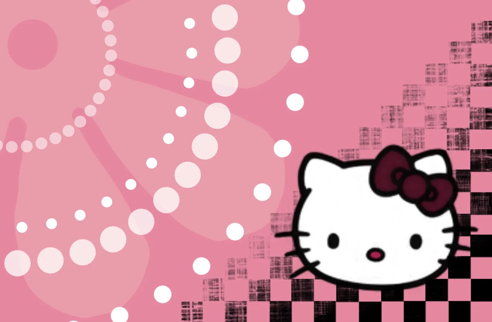 Фон с hello kitty