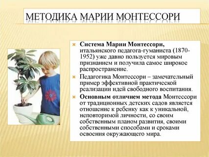 Система воспитания монтессори