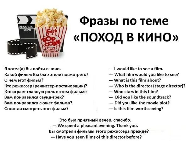 See what you like s. Диалог на тему поход в кинотеатр.