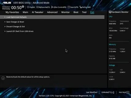 B550 bios