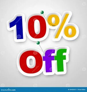 10 off on
