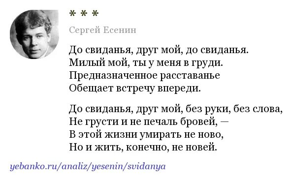 Стихотворение до свидания друг мой до свидания Есенин. Стихотворение Есенина до свидания друг мой. Есенин пушкину анализ