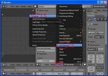 Blender mesh