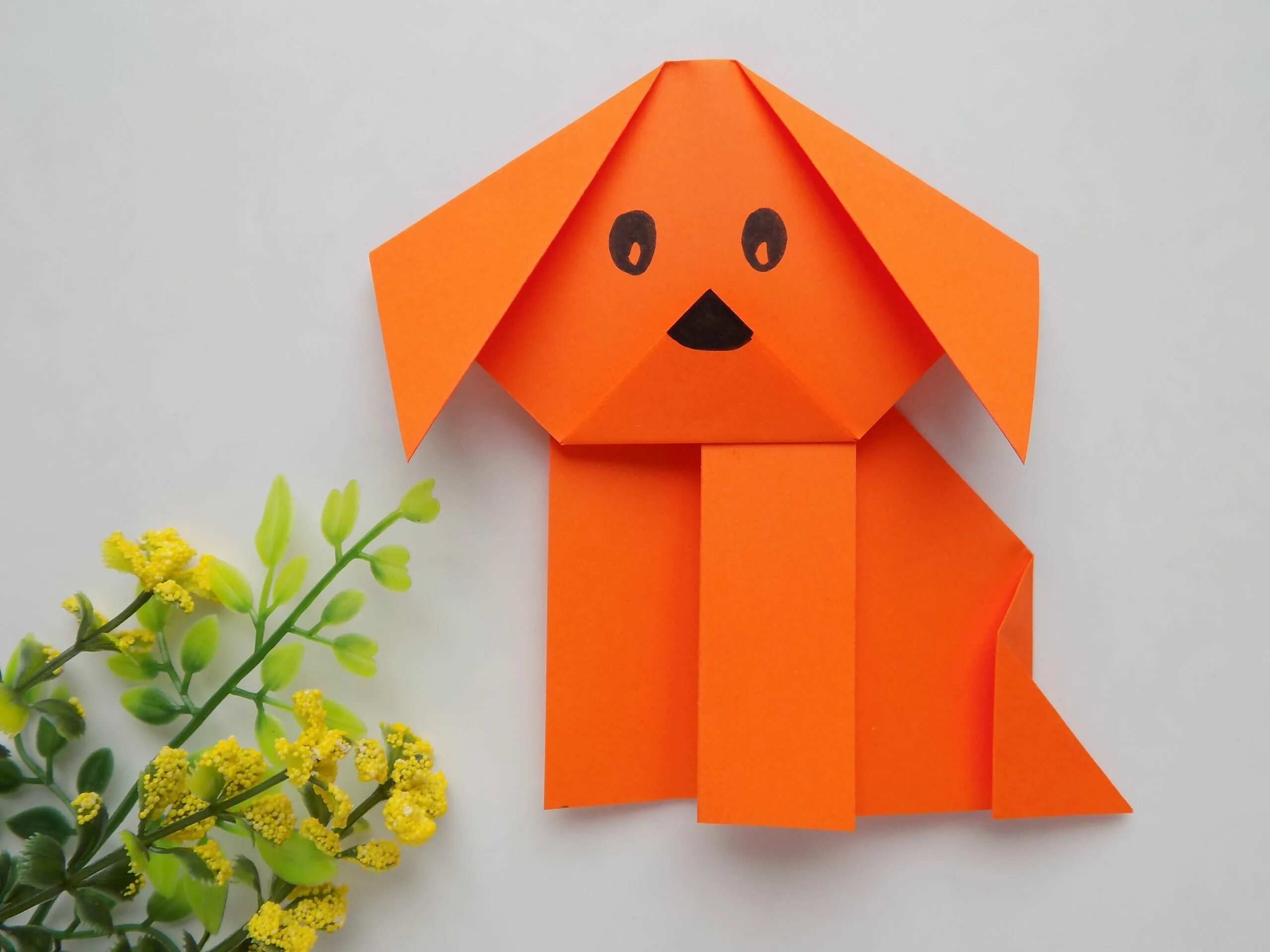 Оригами. Оригами для дошкольных. Рыбка оригами простая. Конструирование из бумаги в старшей группе. Оригами 5-6 лет.