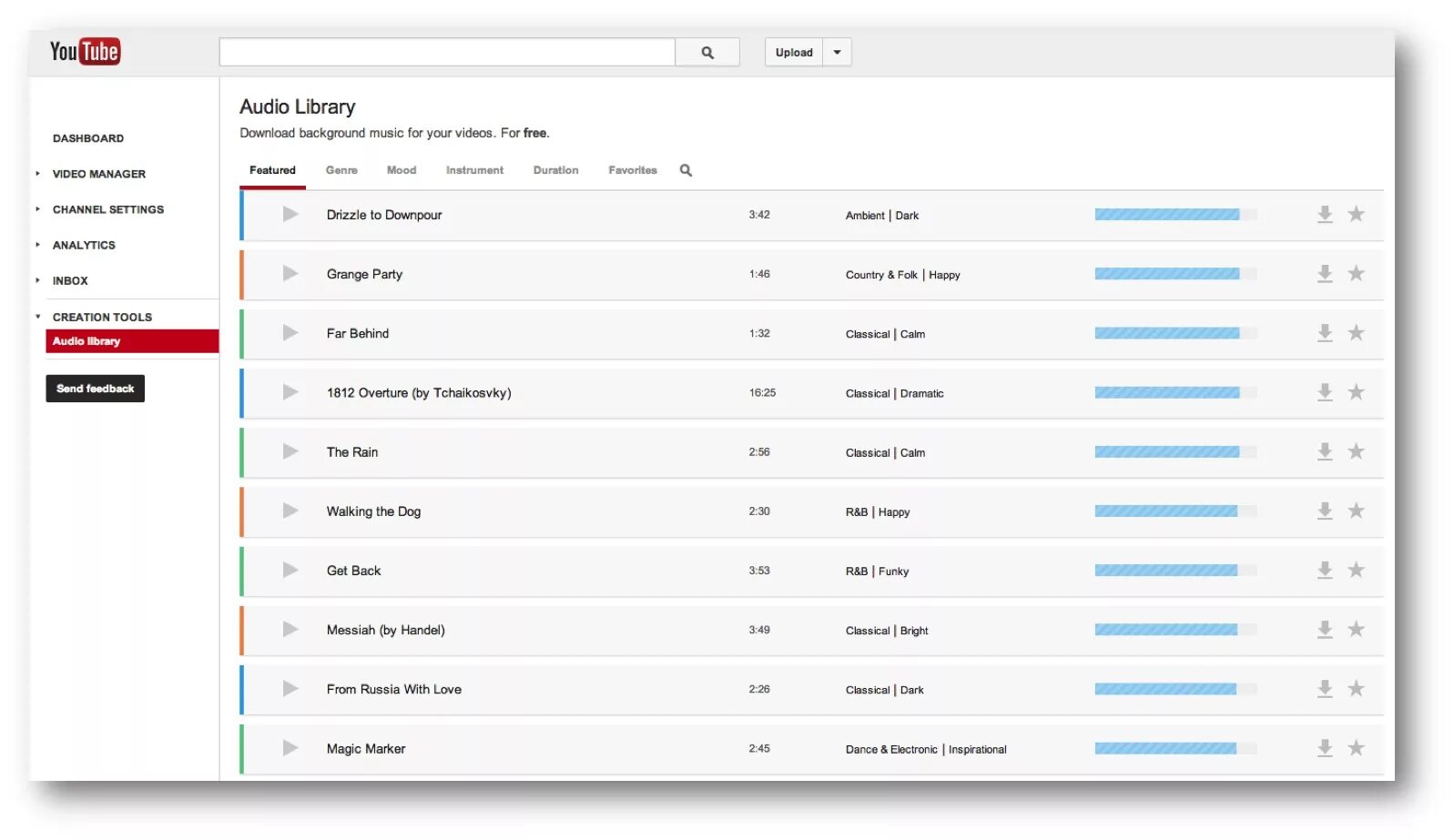 Ссылка на канал. Где находится библиотека в ютубе. Youtube audio. Create library audio. Ютуб библиотека.