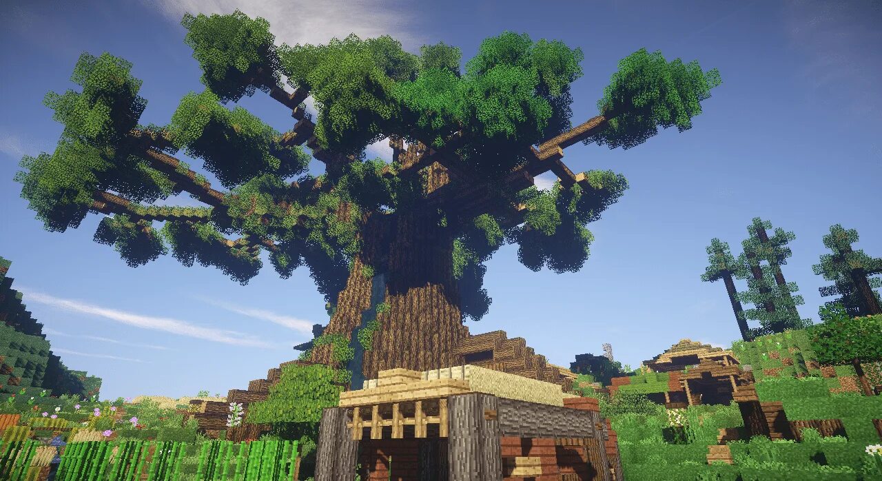 Falling tree minecraft