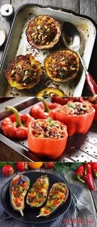 Фаршированные овощи рецепты без мяса