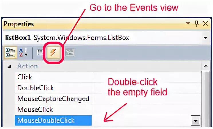 Mouseclicked event handler. Mouseclicked event handler