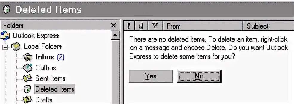 Delete item