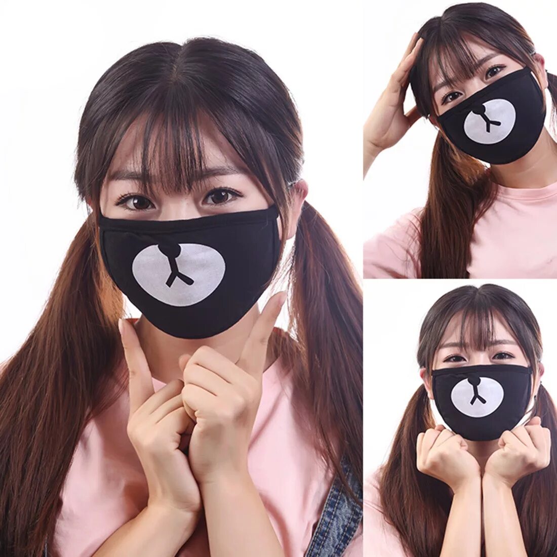 Покажи черные маски. Маска для лица. Интересные маски. Маска с мордочкой. Корейские маски.