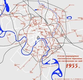 Карта трамвая 17