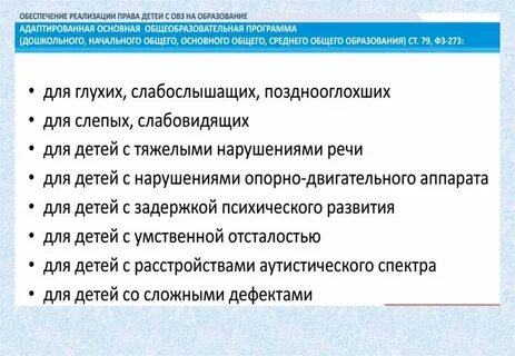 Аооп для детей с нарушениями речи