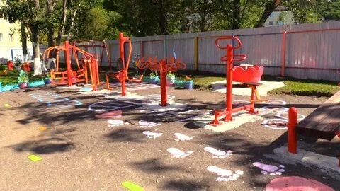 Территория детского сада расположена в
