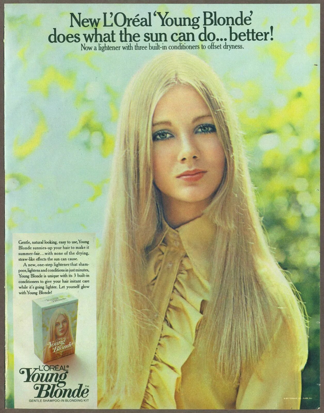 Blonde does. Ретро реклама l'Oreal. Лореаль реклама. Loreal 1960.