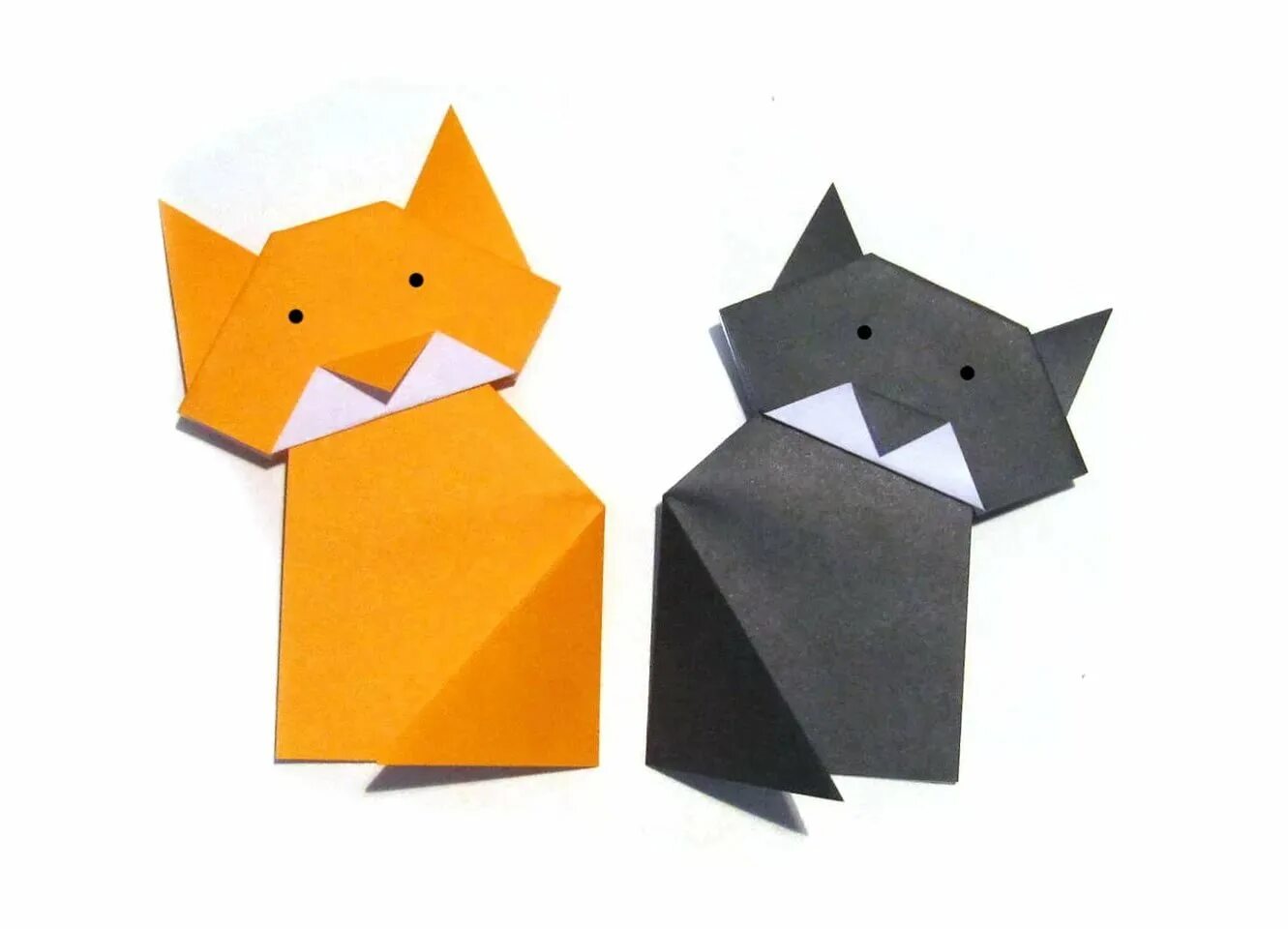 Оригами кошка. Кот оригами для детей. Поделка котик из бумаги. Котик из бумаги для детей. Бумажные кошечки