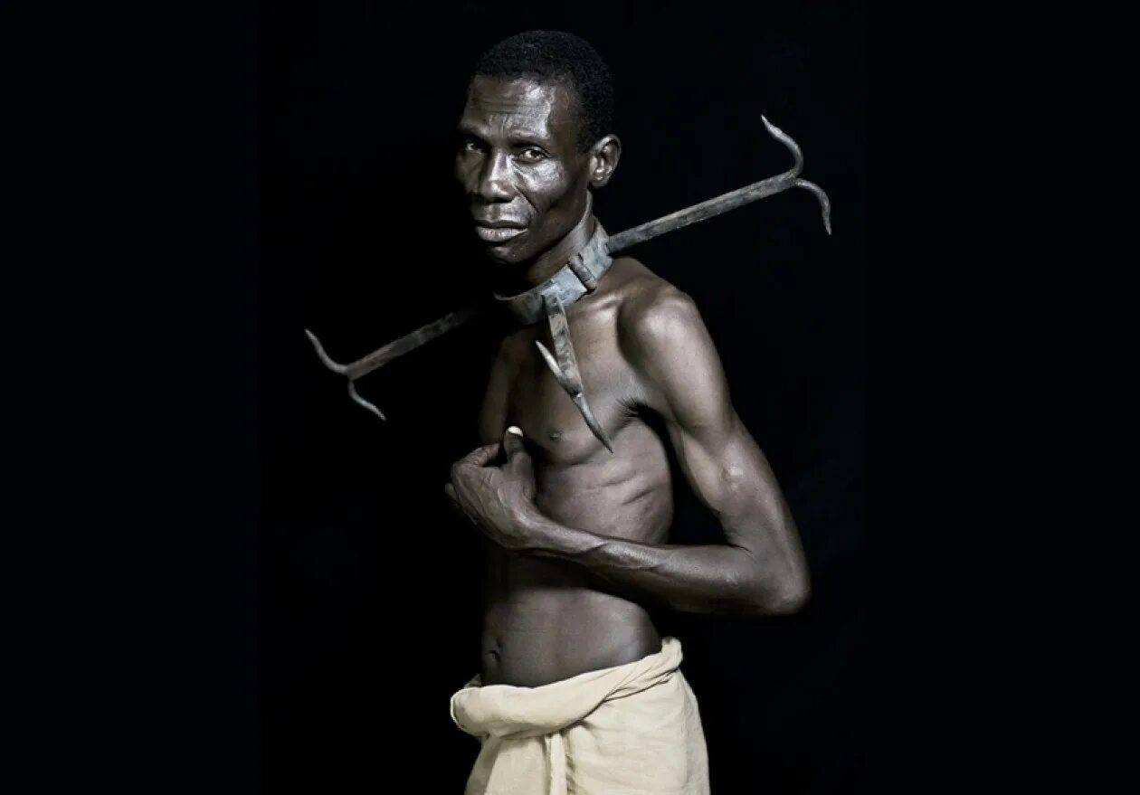 Фабрис Монтейро. Афроамериканец раб. Черный раб. Негр на цепи.