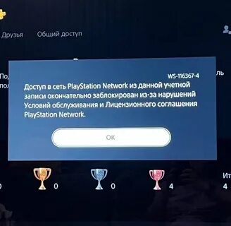 Пс 5 заблокирован