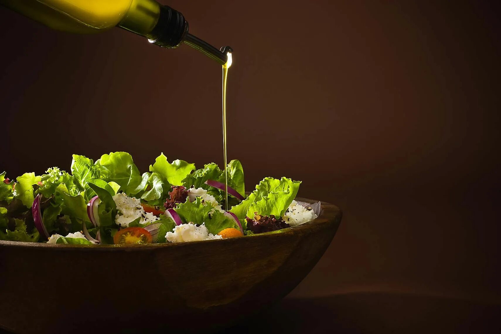 When i cook salads i use