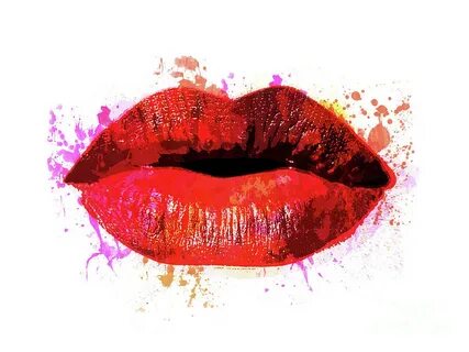 Губы в paint