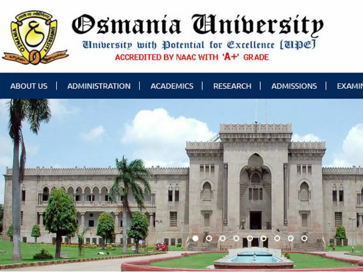 Result university. Osmania. Osmania University Hyderabad BCOMP.