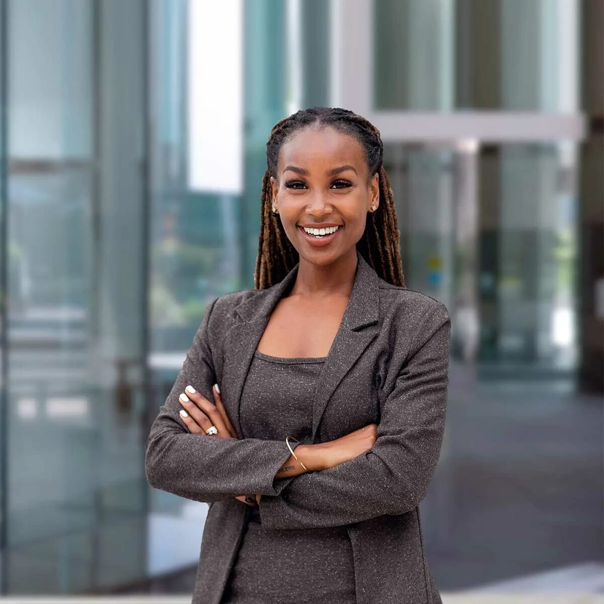 African Business woman Series of photos. American Business proud. Female CEO of any Company.