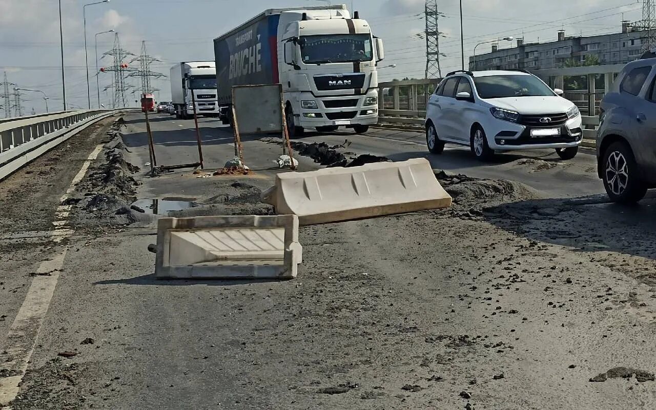 Перекрытие дорог м 5