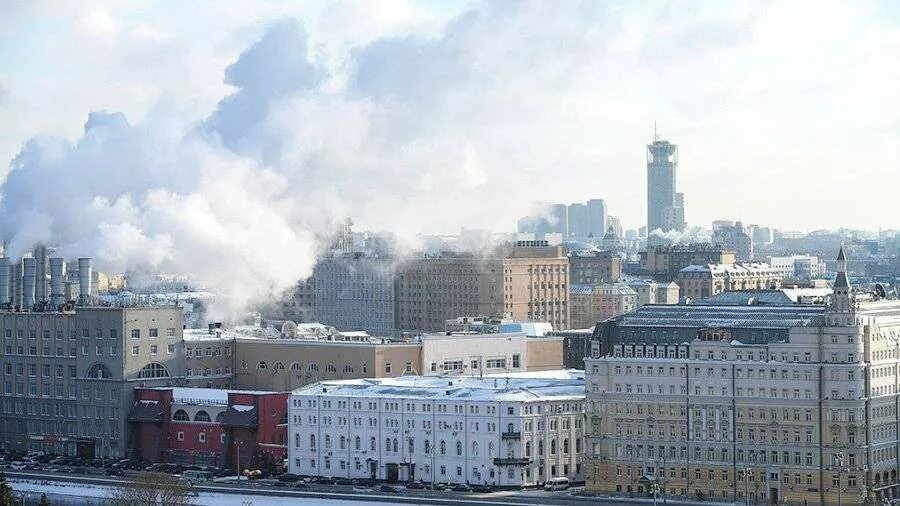 Весь город начал замерзать название. Московский район с воздуха. ГЭС-1 им п.г Смидовича.